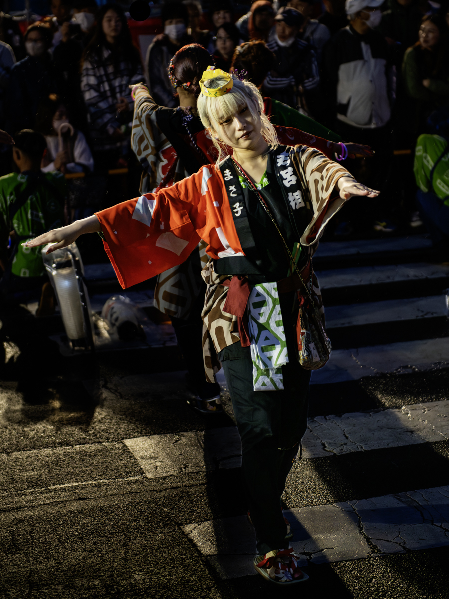「地踊り披露」長唄に合わせて三味線と囃子方が生演奏し、その前で踊り手が踊ります。
