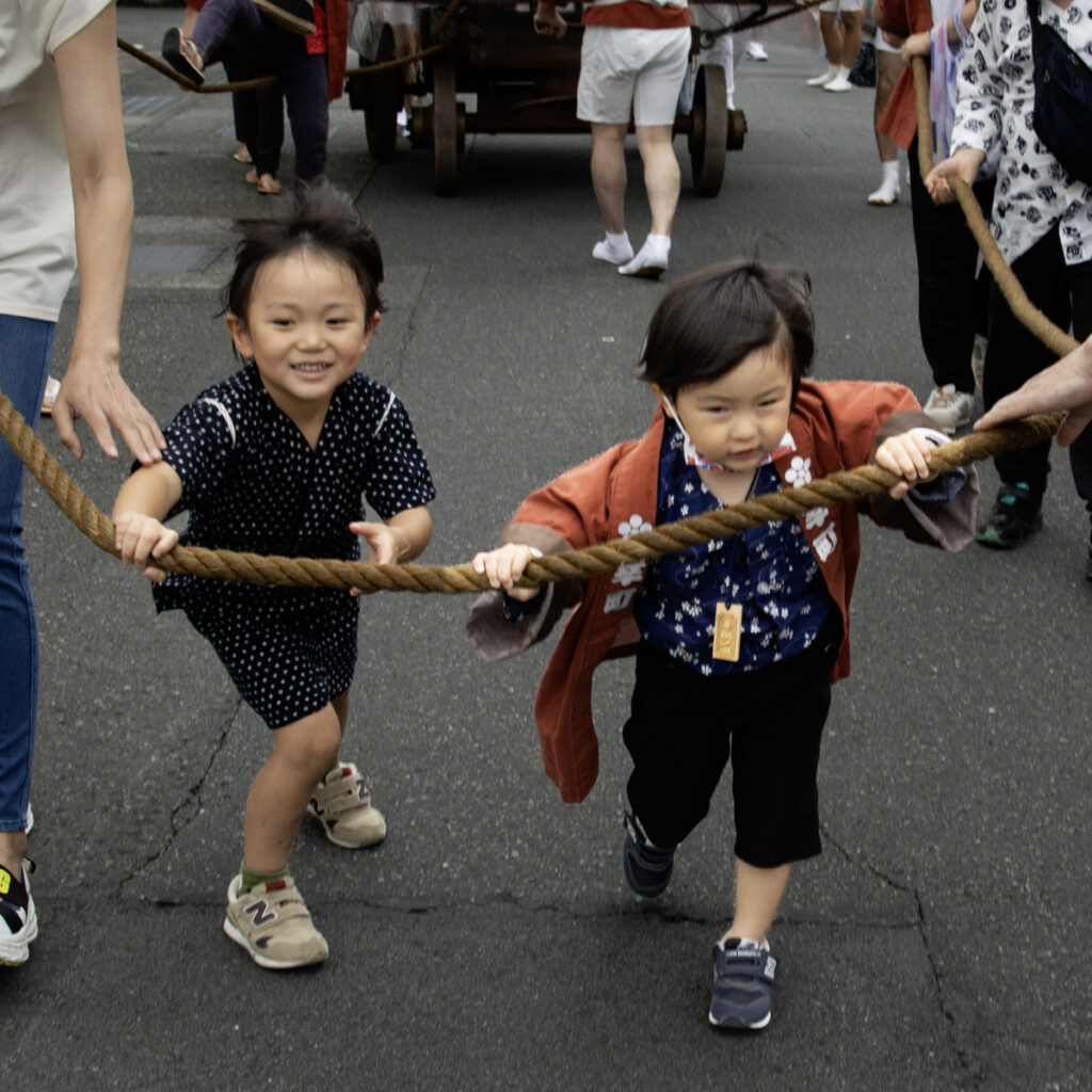 「祭りが始まるぞ」富士市吉原祇園祭り