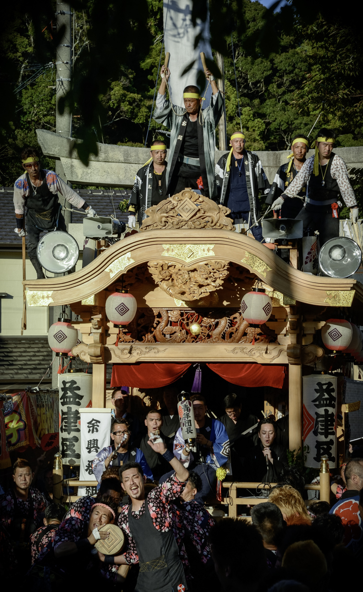 「奉納を終えて」藤枝大祭り