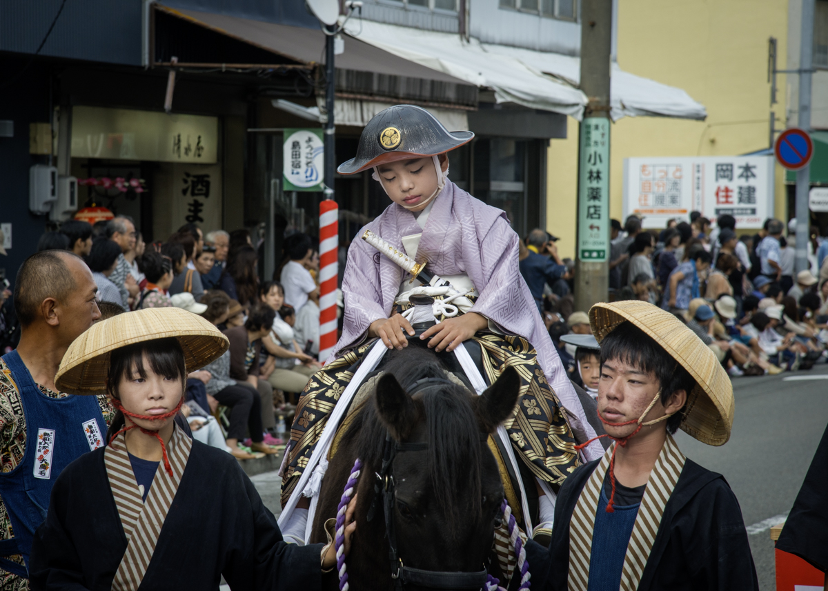 「お疲れの若殿」島田帯祭り